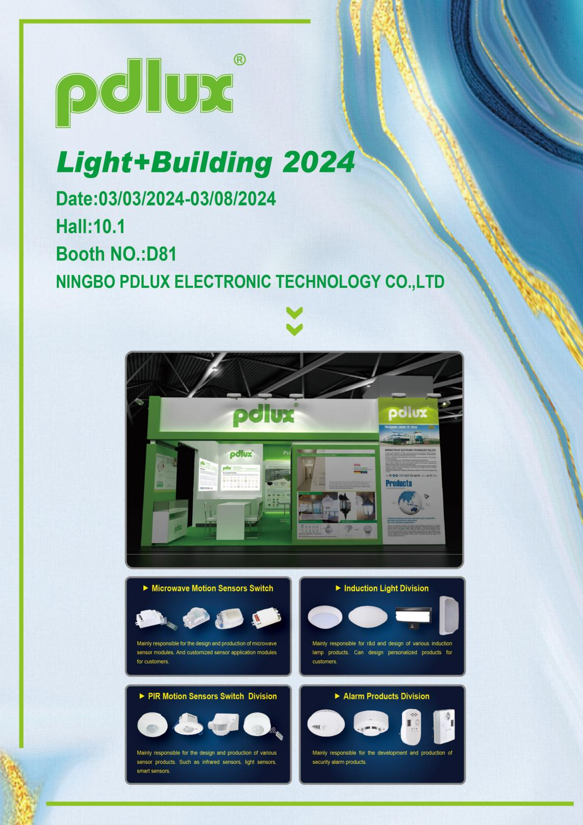 PDLUX präsentiert sich auf der Light + Architecture 2024