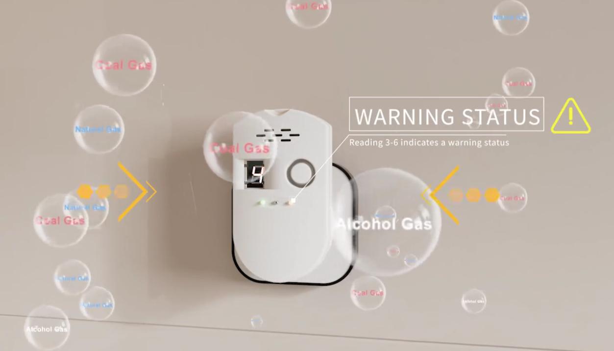 Ningbo PDLUX PD-GSV8 Smart Gas Alarm-Fortgeschrittenes Gaserkennungs- und Sicherheitssystem