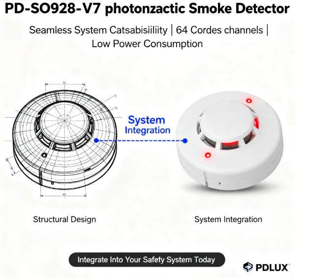 Smart Fire Safety von PDLUX: Photoelektrischer Rauchmelder PD-SO928-V7 veröffentlicht