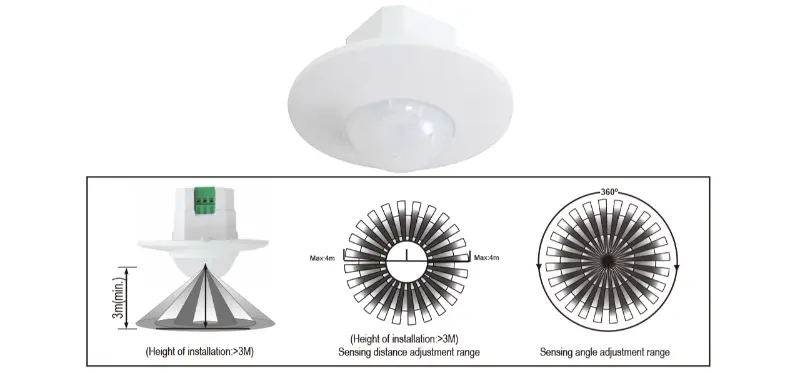 PDLUX bringt den PIR-Sensor PD-PIR200A für die 360°-Deckenbewegungserkennung auf den Markt