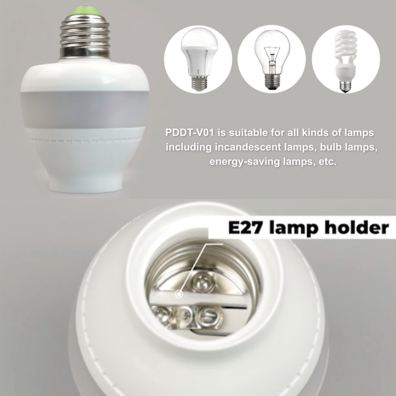 PDLux PDDT V01 5,8 GHz Mikrowellensensor E27 Lampenfassung