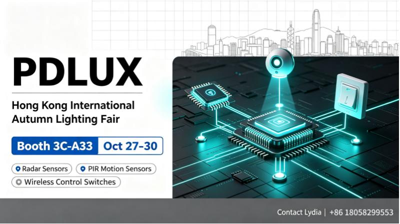 PDLUX wird an der Hong Kong International Autumn Lighting Fair | teilnehmen Stand Nr. 3C-A33, 27.–30. Oktober