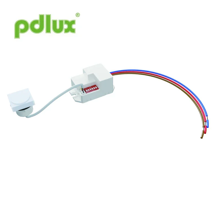 Neuer 5,8-GHz-Mikrowellensensor mit quadratischem Kopf für schmale Treppenhäuser und Korridore Neuer 5,8-GHz-Mikrowellensensor mit quadratischem Kopf für schmale Treppenhäuser und Korridore